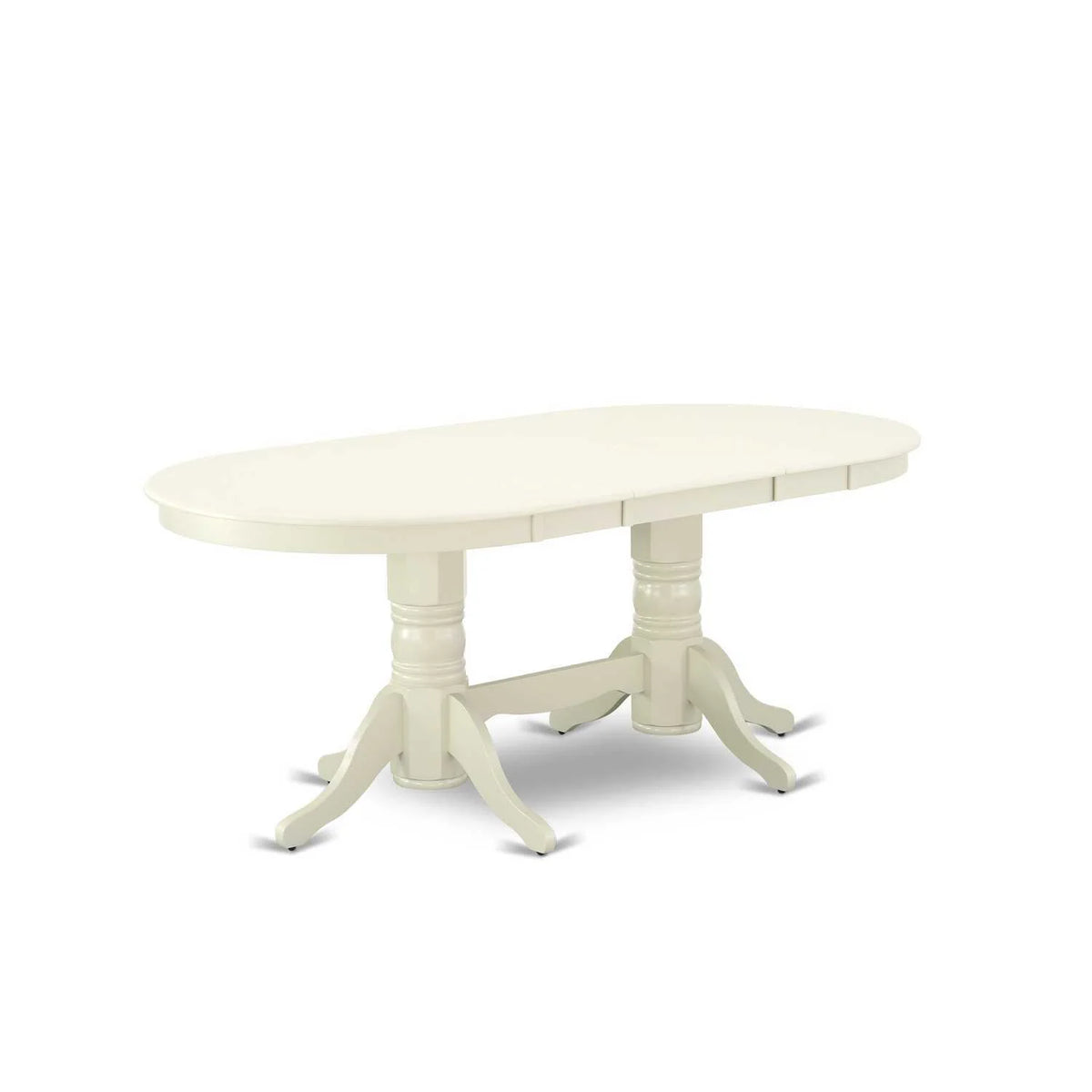 5 Piece Kitchen Table Set with Oval Dining Table and 4 Chairs U279811