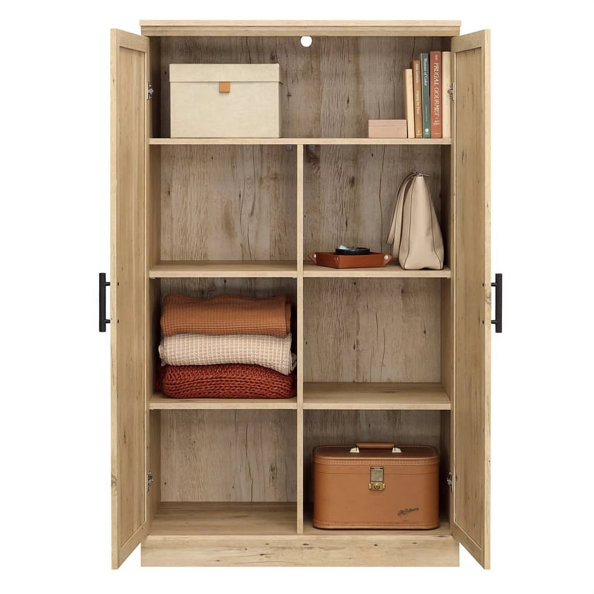 Engineered Wood Storage Cabinet in Prime Oak F6428