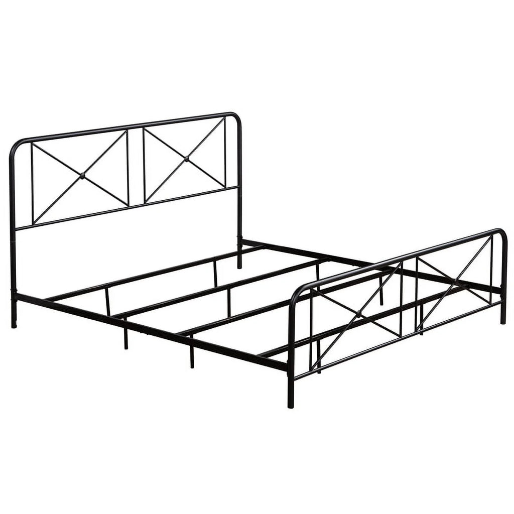 Metal King Bed Black G8975