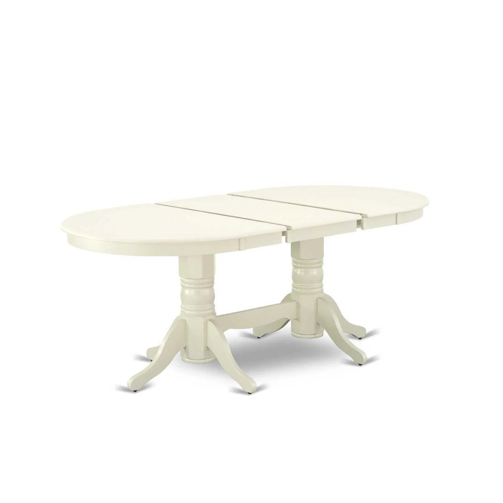 5 Piece Kitchen Table Set with Oval Dining Table and 4 Chairs U279811
