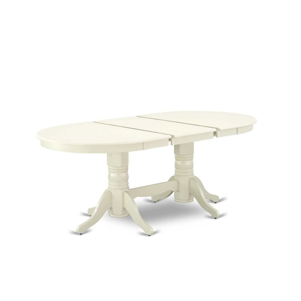 5 Piece Kitchen Table Set with Oval Dining Table and 4 Chairs U279811