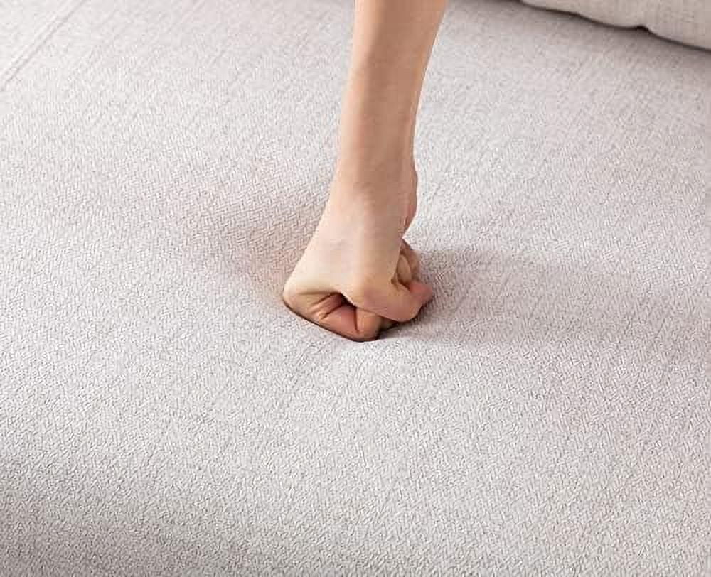 Beige Fabric Loveseat Sofa Y810