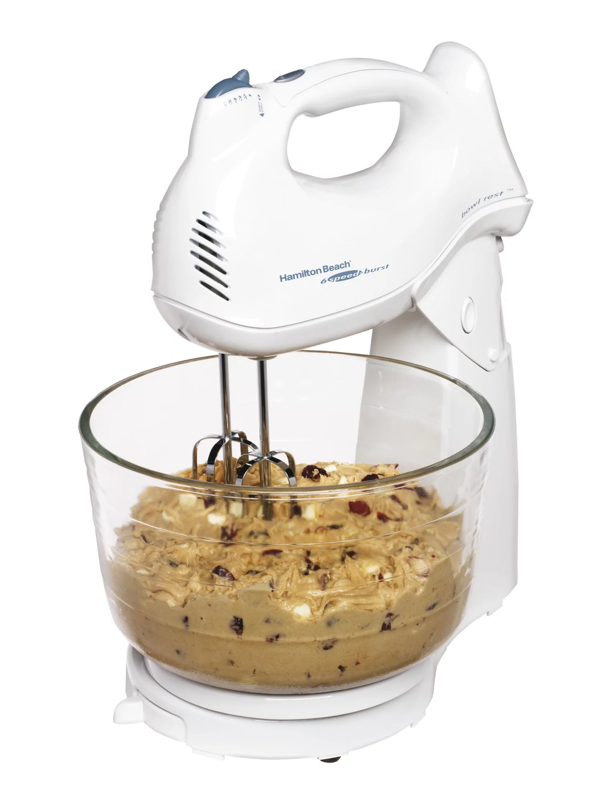 6 Speed White Stand Mixer F516