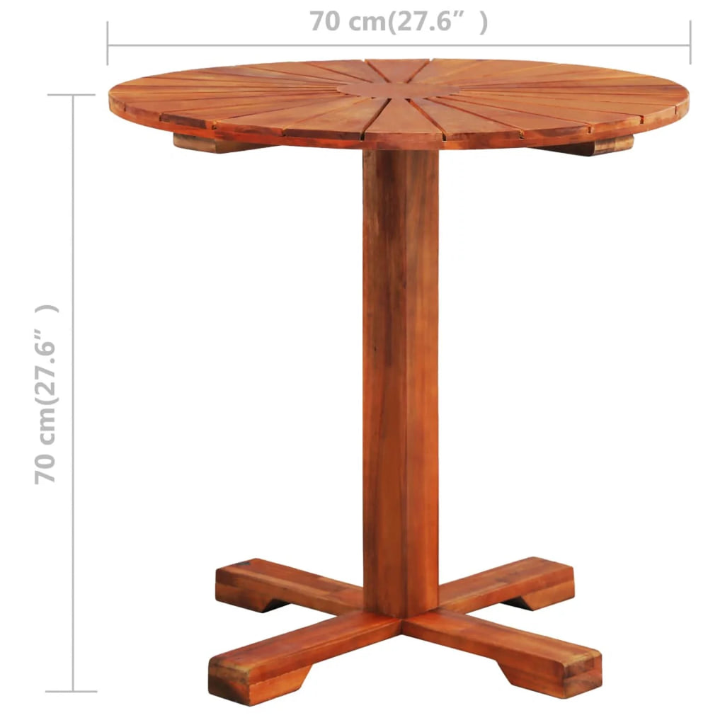 Solid Acacia Wood Bistro Table H9907