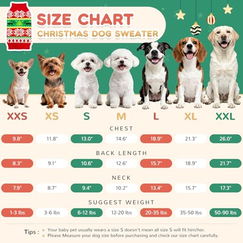 Grey Dog Christmas Sweater with Leash Hole M347