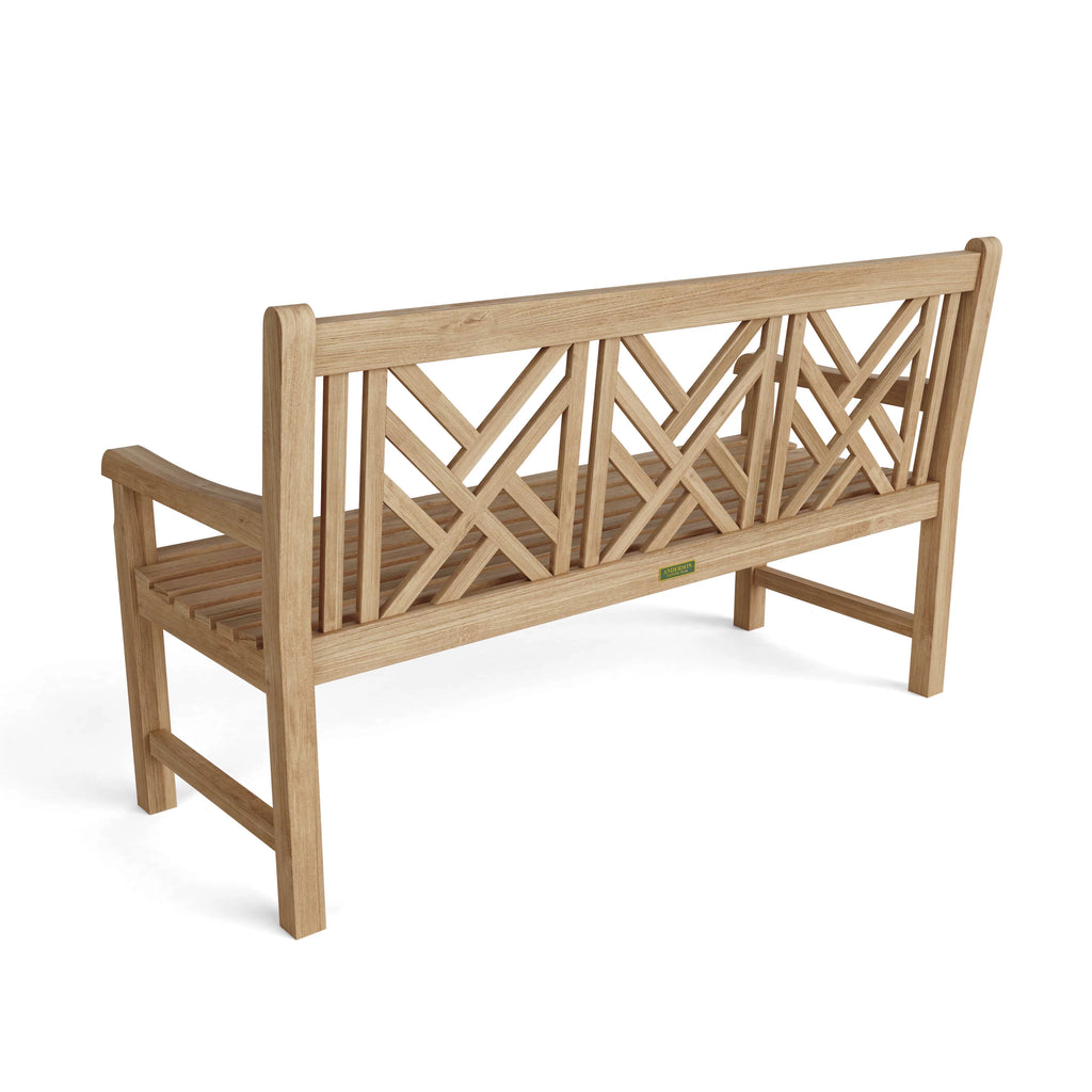 Teak 3-Seater Bench D732072