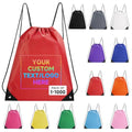 Black Drawstring Backpack 50 Pack O4638