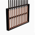Wall Mount Pool Stick Holder Metal Cue Rack Black 60cm K7048