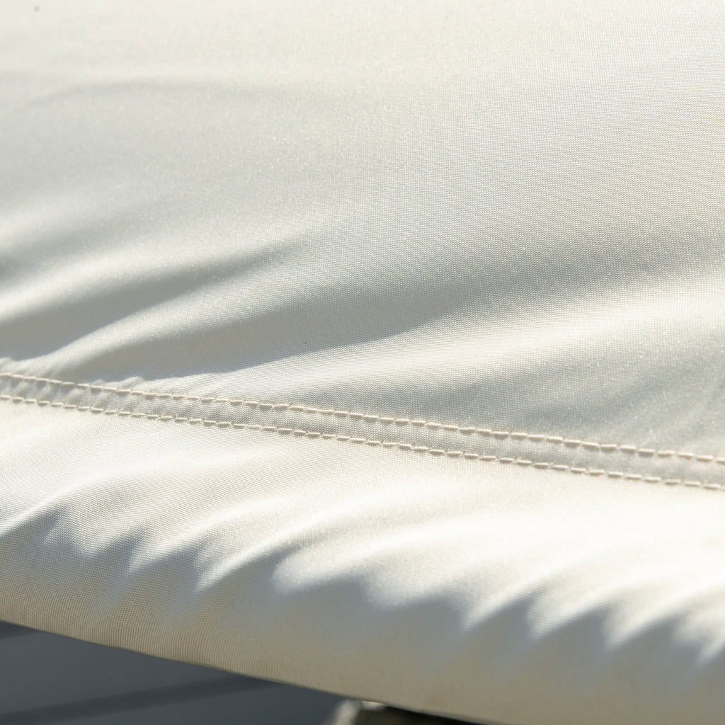 Gray Outdoor Rocking Bed with Canopy D66420