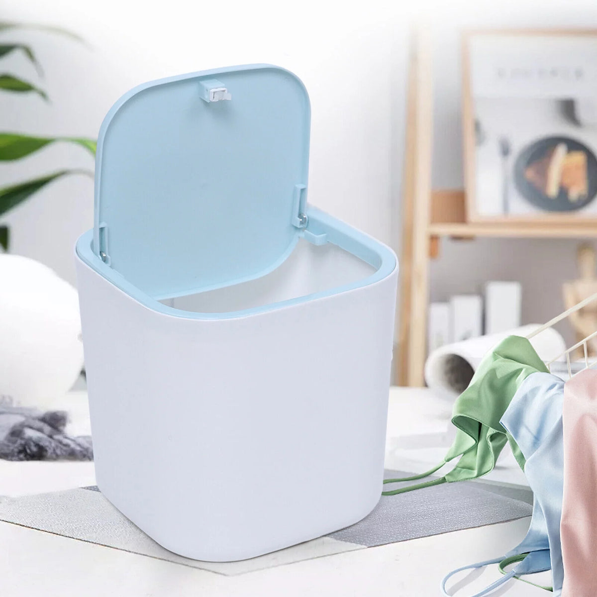 3.8L Portable Rotating Mini Washer Machine Plastic USB Blue L21352