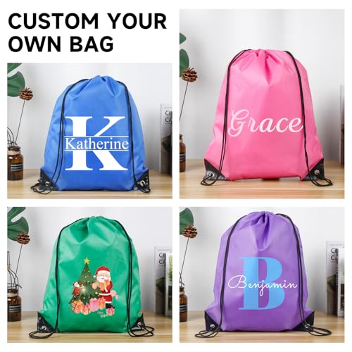 Black Drawstring Backpack 50 Pack O4638