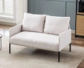 Beige Fabric Loveseat Sofa Y810
