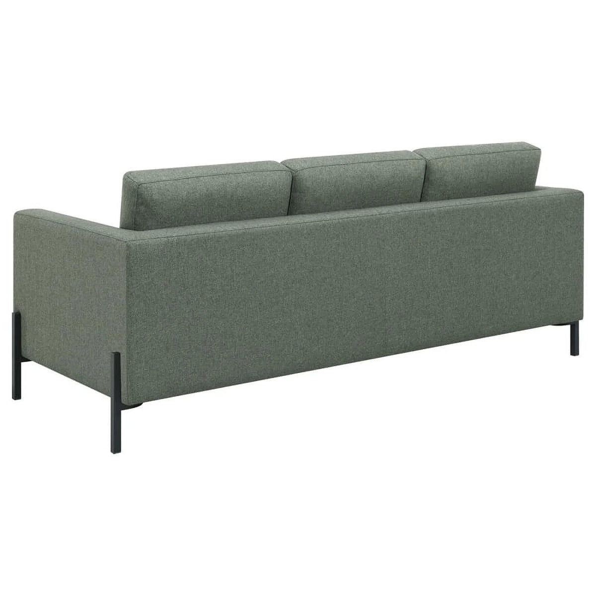 Upholstered Fabric Sofa Set with Track Arms U628