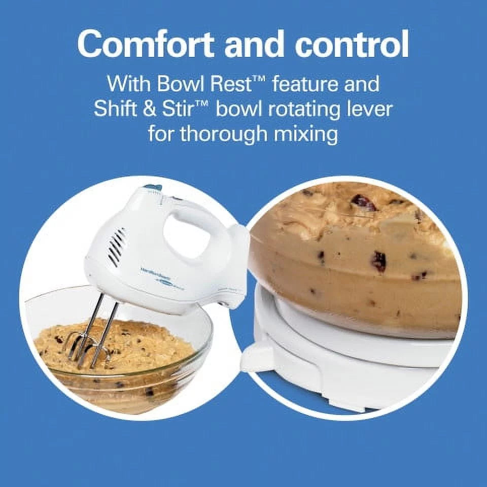 6 Speed White Stand Mixer F516