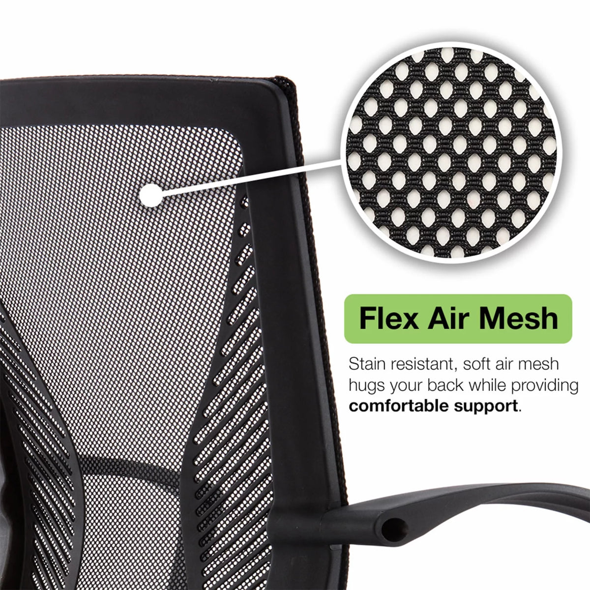 Black & Aqua Ergonomic Mesh Mid Back Office Chair E90750