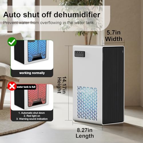 99oz Water Tank Dehumidifier with Auto Shut Off S220
