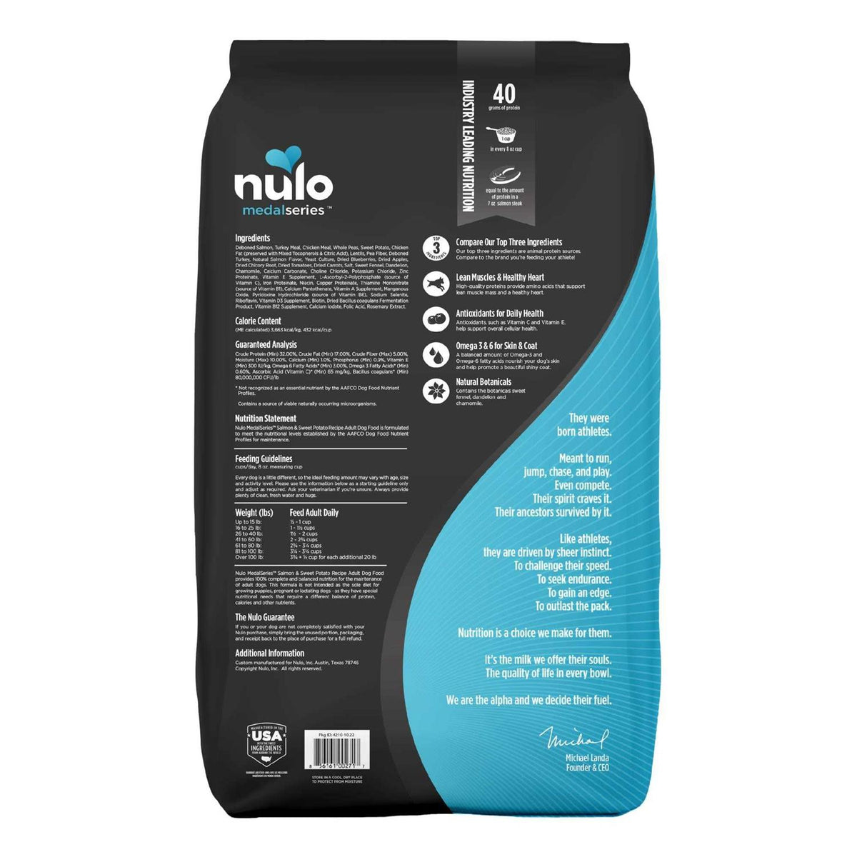 Grain Free Salmon & Sweet Potato Dry Dog Food I559