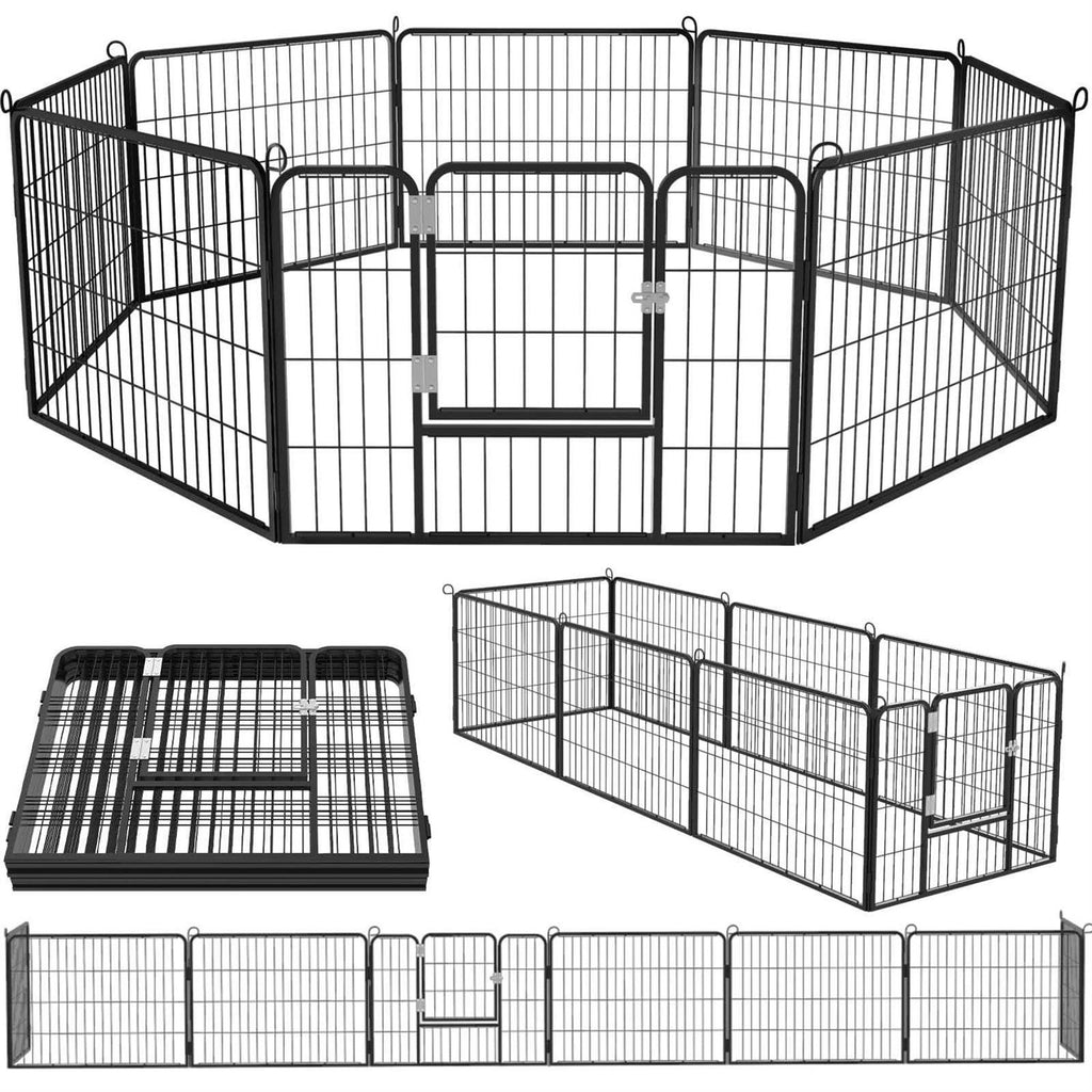 Heavy Duty Metal Dog Playpen 32 Width U261549