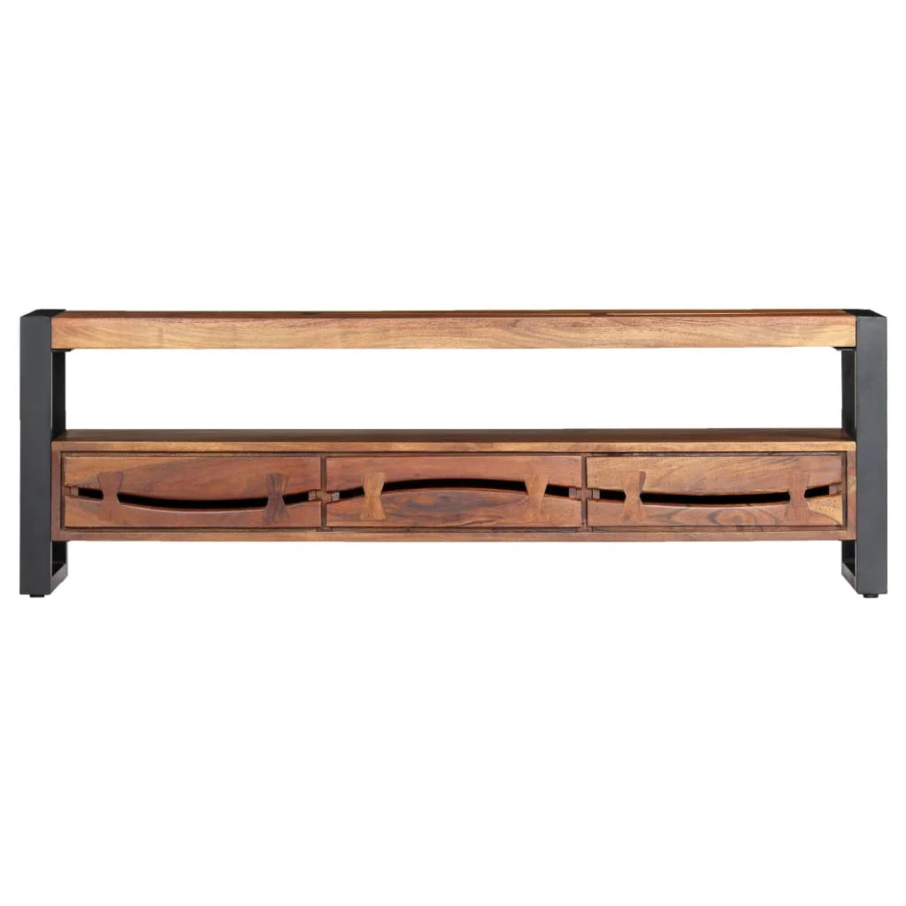Solid Acacia Wood TV Cabinet W50987