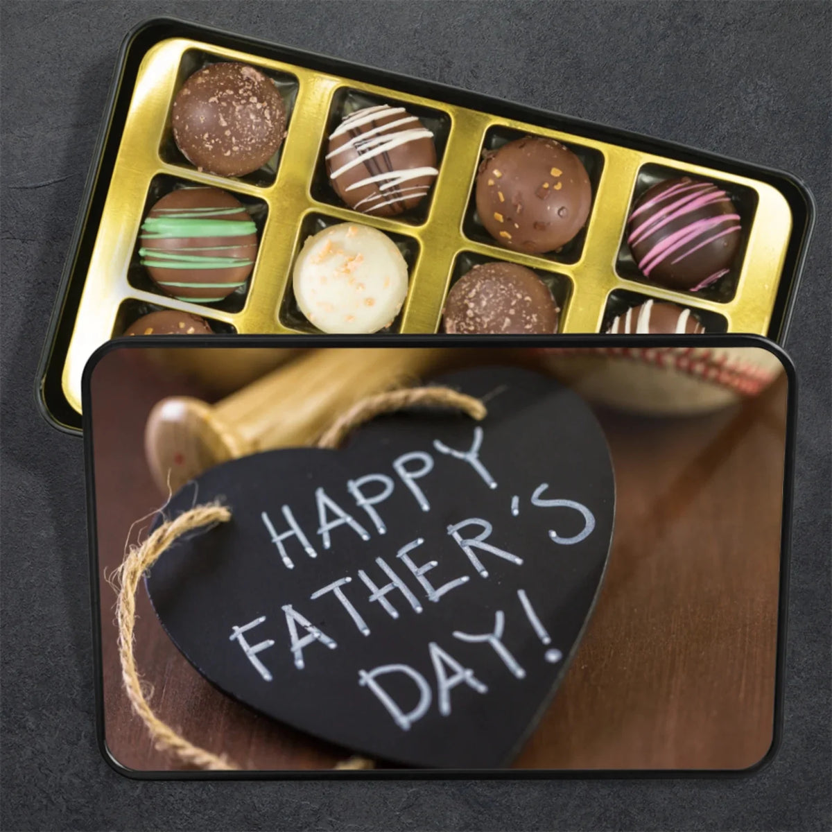 Custom Chocolate Truffle Gift Box F921032