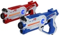 Set of 2 Green Orange Infrared Laser Tag Game L487