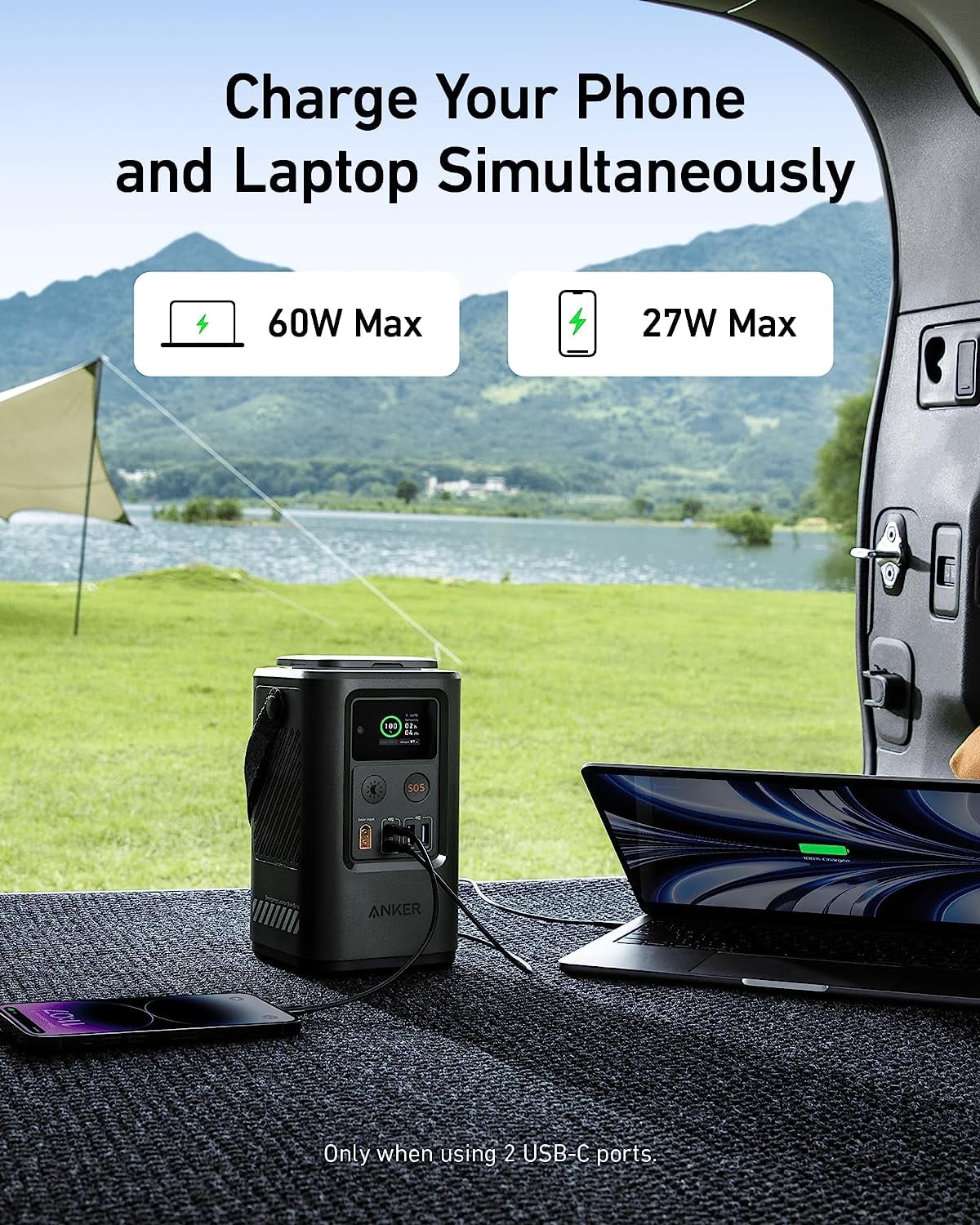 60,000mAh LiFePO4 Portable Charger with Smart Digital Display P867