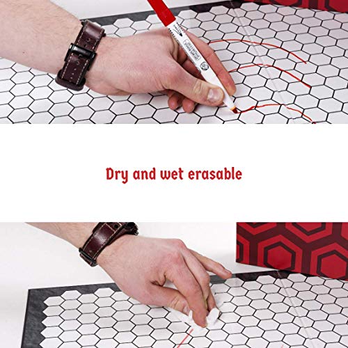 Foldable Dry Erase Battle Grid Game Board 27x23 inches Y402