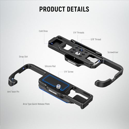Aluminum Camera Cage with Arca Type QR Base N511
