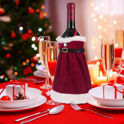 2pcs Christmas Wine Bottle Covers X177