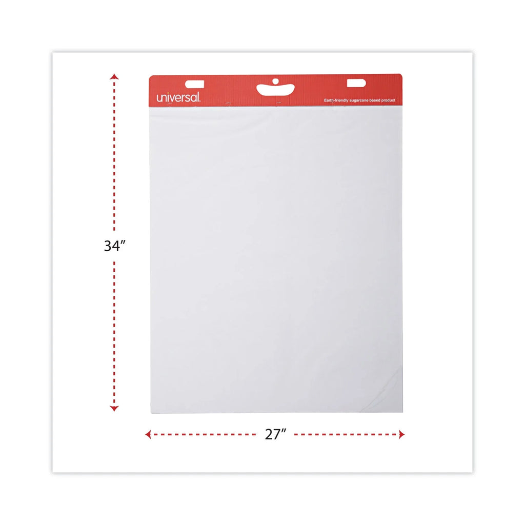 Sugarcane Based Easel Pads, Unruled, 27 x 34, White, 50 Sheets T287