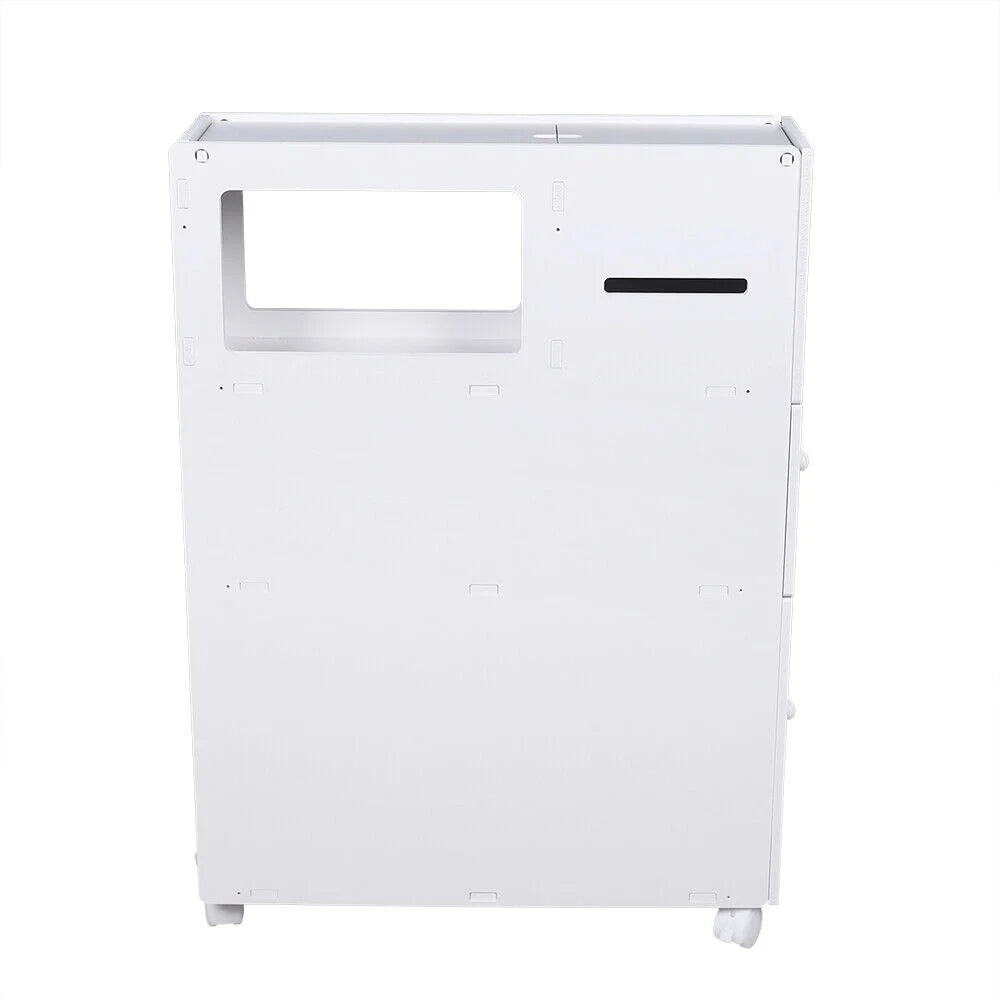 Slim Bathroom Storage Cabinet Floor Standing Organizer Shelves P397