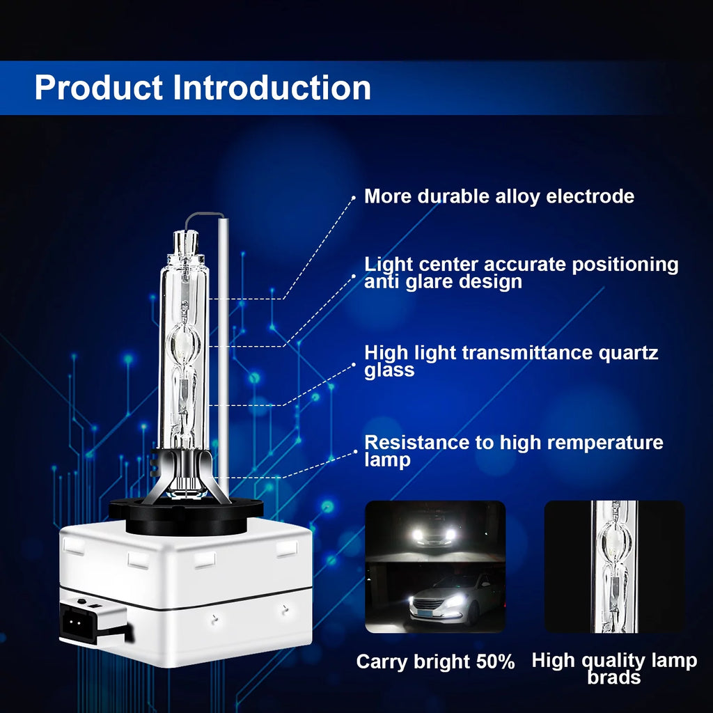 D3S H11 HID LED Fog Light Bulbs 6000K P1469