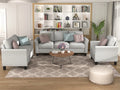 Light Gray Sofa Loveseat Chair 3-Seat Sofa F578