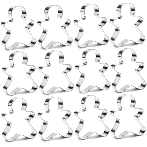 12 Pieces Stainless Steel Cookie Cutters Set I560