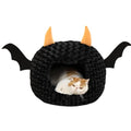Halloween Cat Bed Warm Plush Removable Cushion M76880