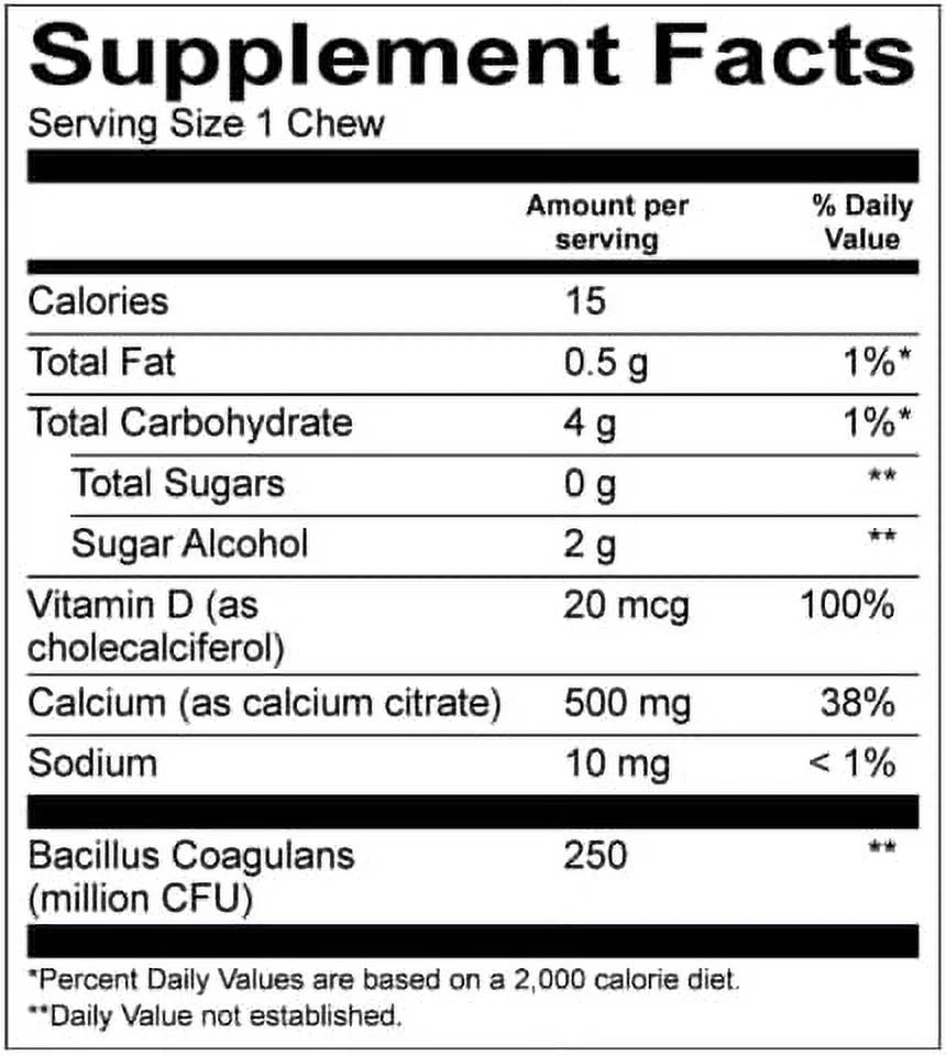 Bariatric Multivitamin Capsules 3-Month Supply with Calcium Citrate Soft Chews D905