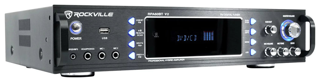1000 w Home Theater Bluetooth Receiver with 4 Speakers and Swivel Brackets W664