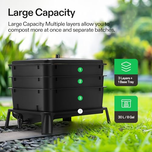 5-Layer 50L Worm Compost Bin H30291