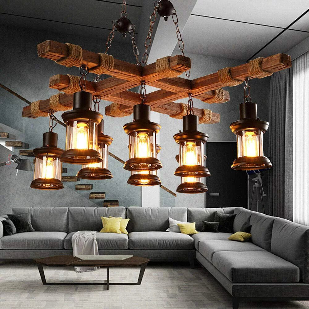 8-Light Farmhouse Chandelier A17965