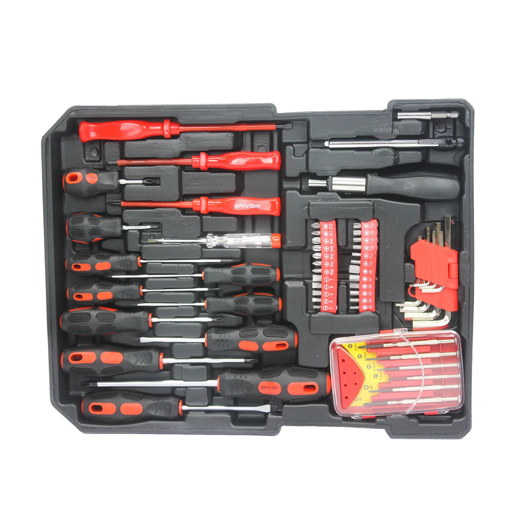White 4 Layers Rolling Tool Box Set I15428