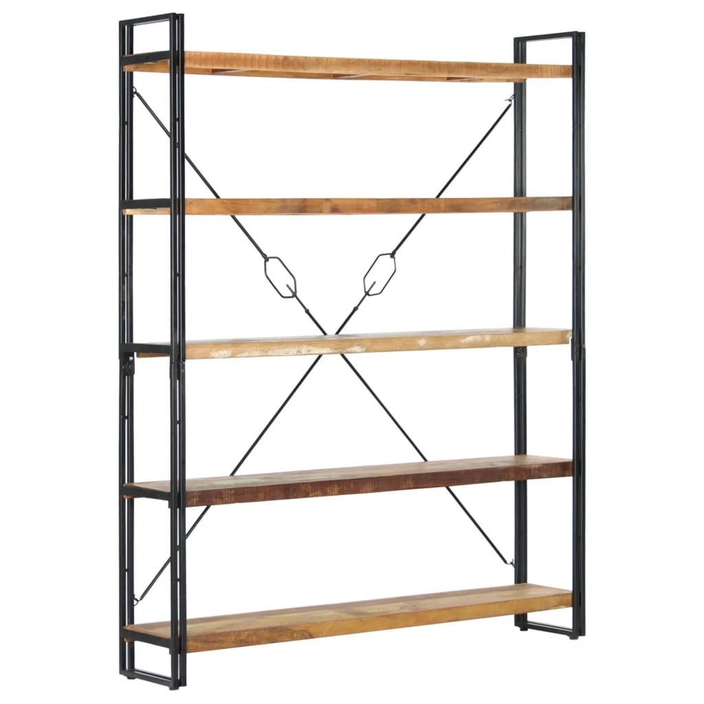 5-Tier Solid Reclaimed Wood Bookcase O91360