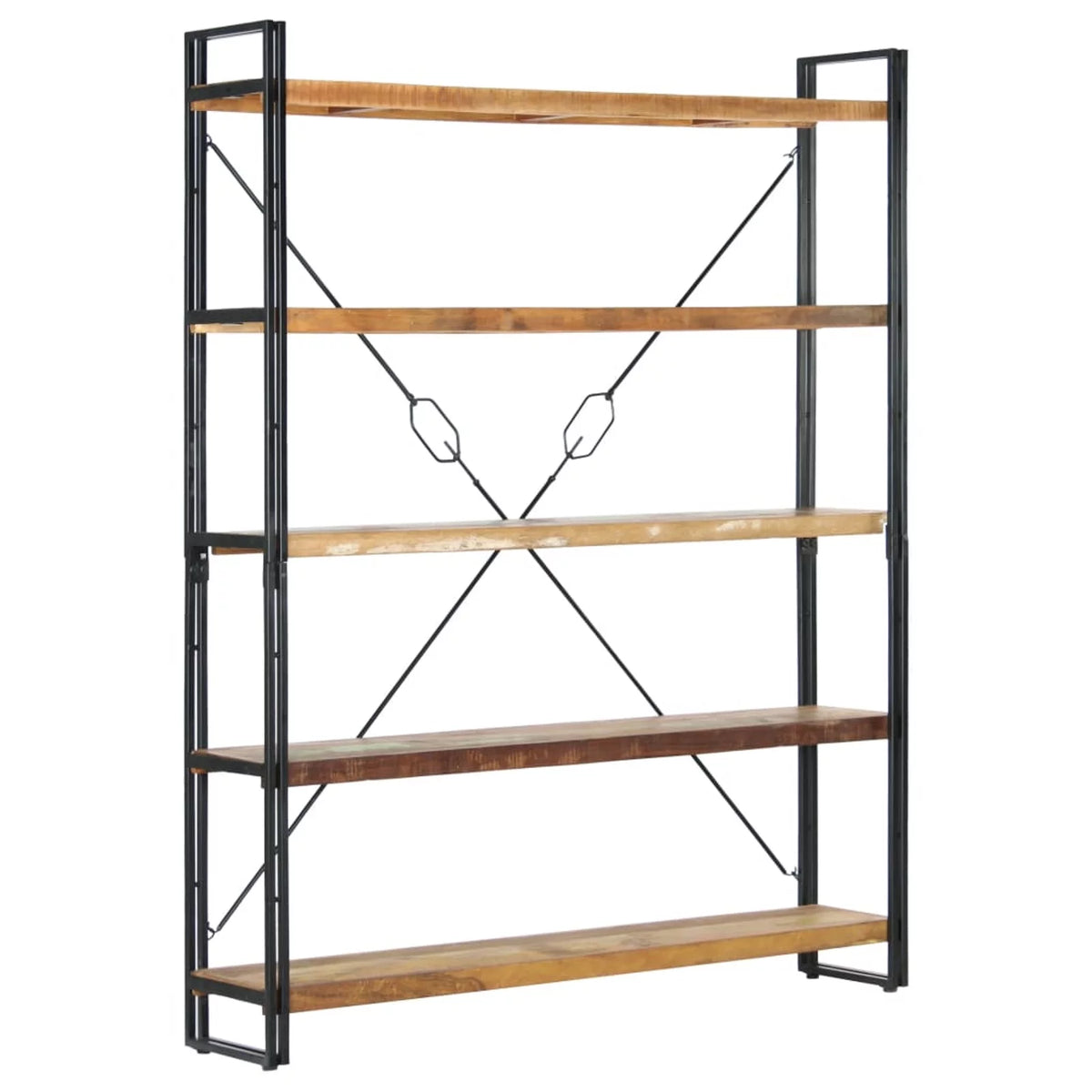 5-Tier Solid Reclaimed Wood Bookcase O91360