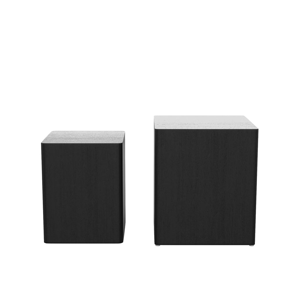 Black Oak Nesting Table Set of 2 U28208