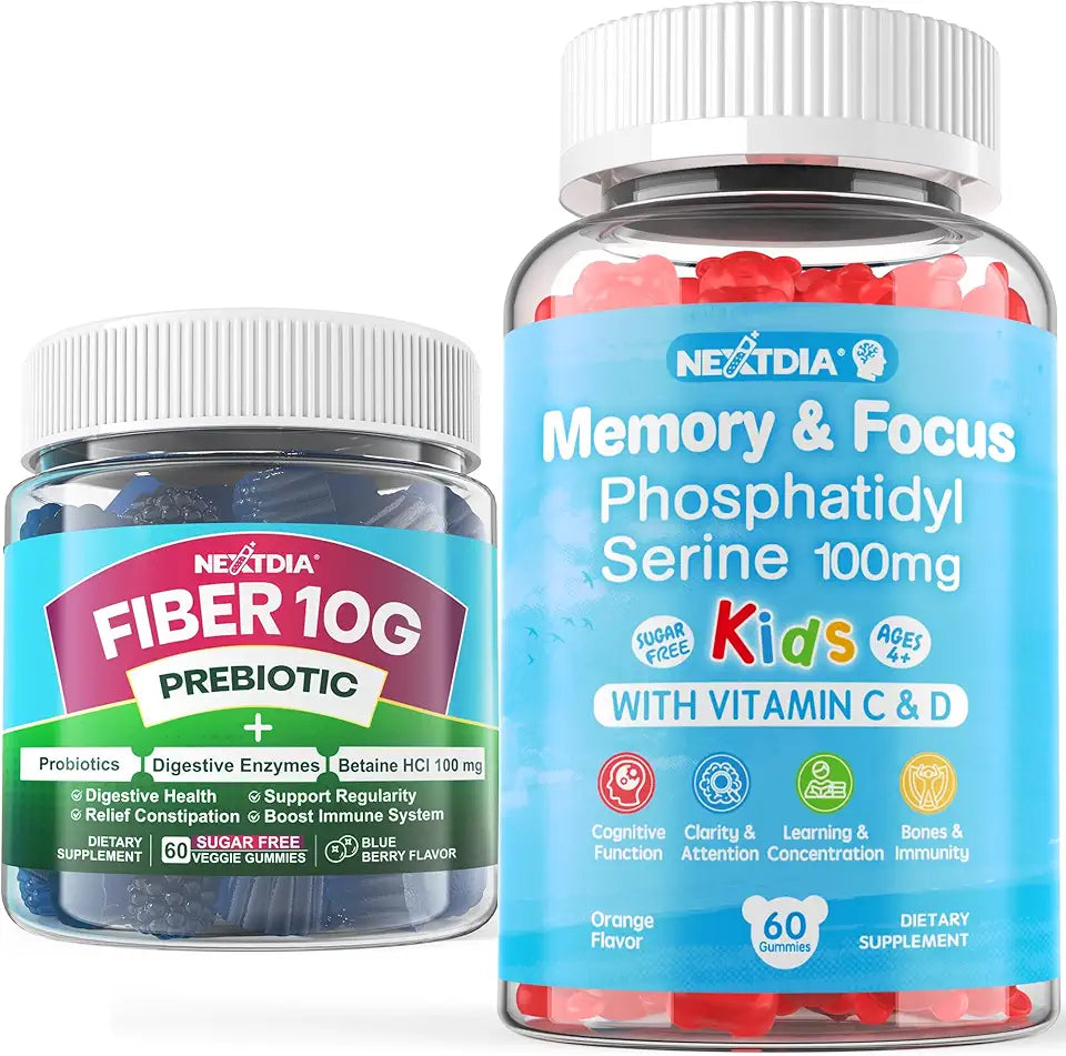 Sugar Free Phosphatidylserine Gummies + Fiber Gummies O942
