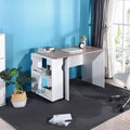 L Shape Computer Desk with Bookcase M263