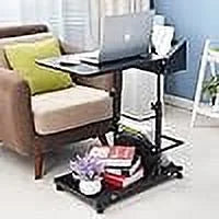 Black Height Adjustable Sofa Side Table L322032