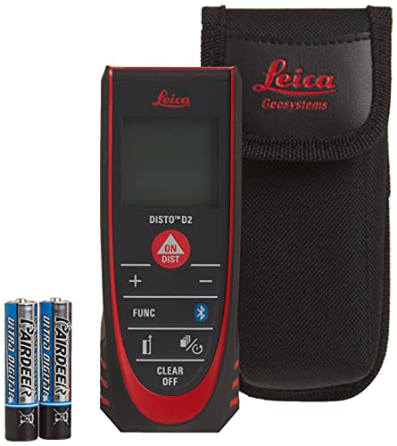 Laser Distance Measure with Bluetooth 4.0, Black/Red R550