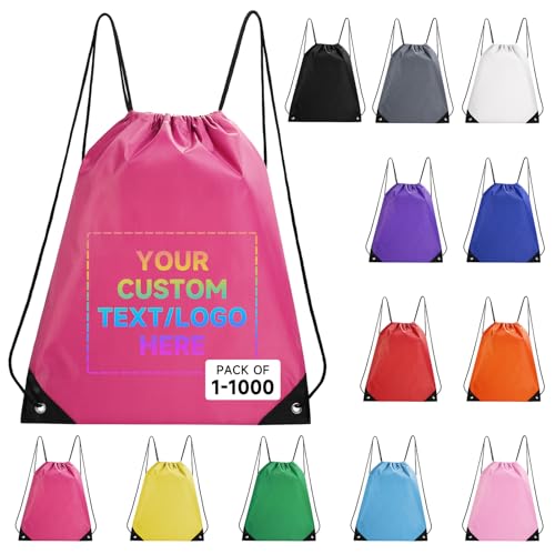 Black Drawstring Backpack 50 Pack O4638