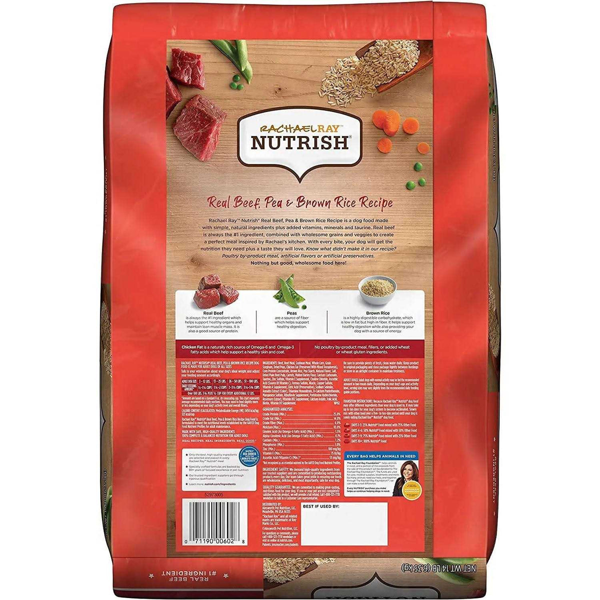 Real Beef Pea & Brown Rice Dry Dog Food G333