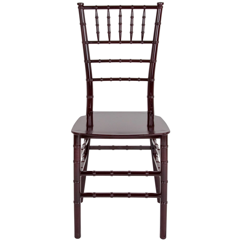 Mahogany Resin Stacking Chiavari Chair F785